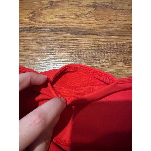 SPANX Women’s Booty Boost Sculpted Stretch Fit Leggings – Red – Size Large - Picture 3 of 7